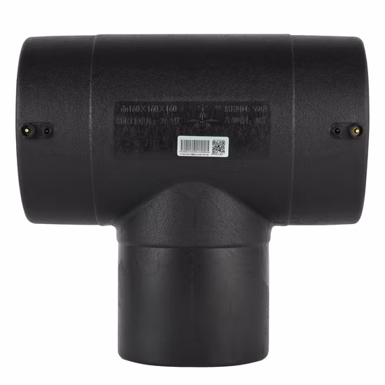 HDPE DN90 パイプ用の電気溶接可能なティー継手 SDR11 SDR17