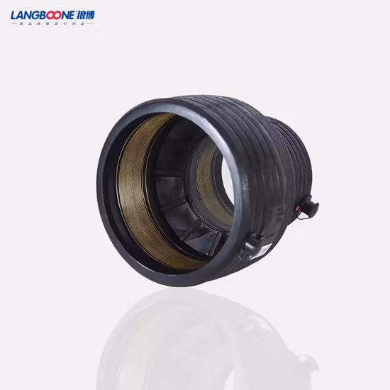 Pn16/10 HDPE Ef 射出成形コネクタ/PE100 電気溶融低減カップリング コネクタ